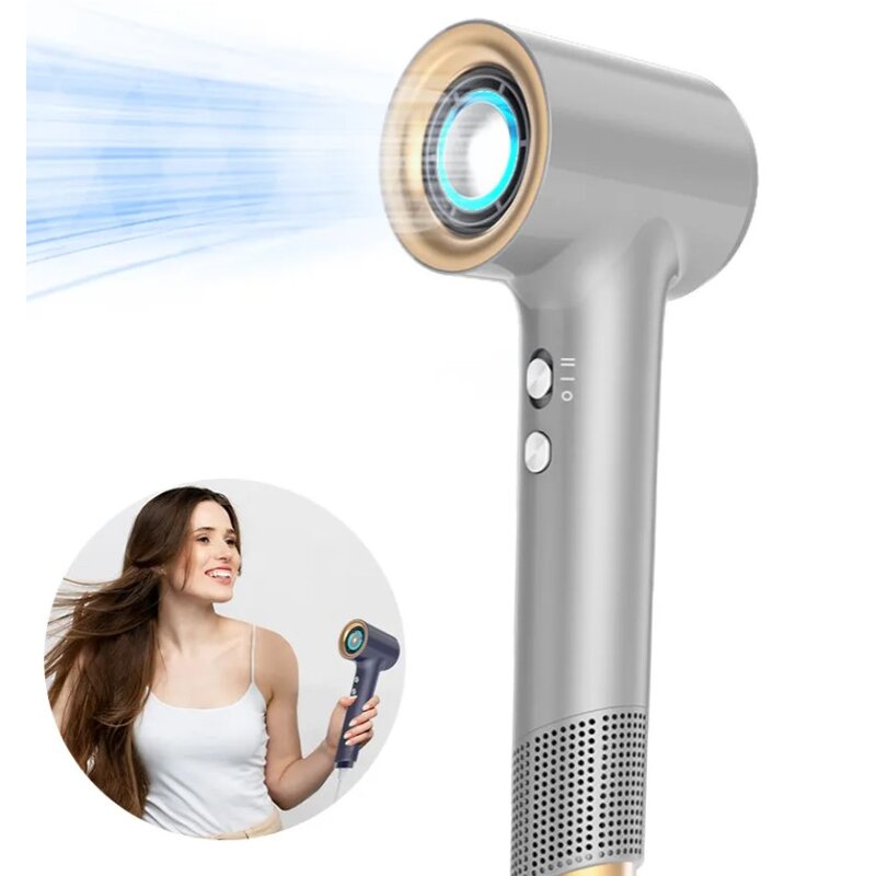 Ionic Hair Dryer - Lightweight Plastic 3 Heat Settings Cool Shot Home Travel Care