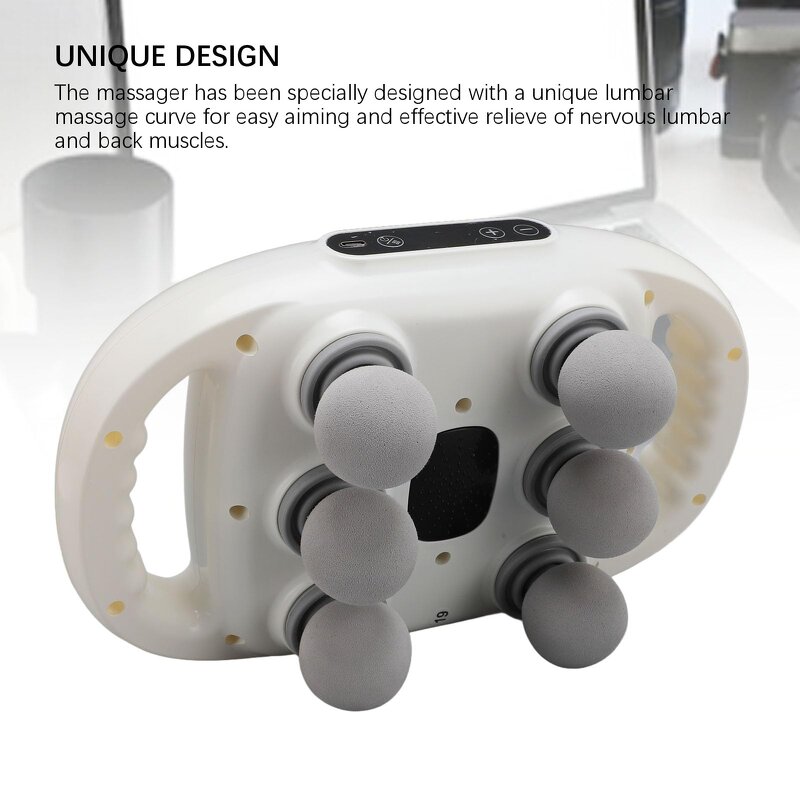 6-Head Fascia Gun - Professional AI Chip Timing Full-Body Deep Tissue Pain Relief