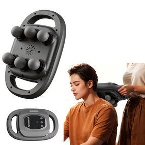 6 Heads Massage Gun - 20 Levels 9 Modes Deep Tissue Back Neck Leg Full Body Pain