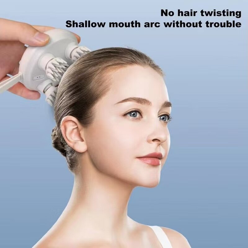 Scalp Head Massager - Full Body Cat Kneading 3 Modes ABS 1100mAh Rechargeable Heating