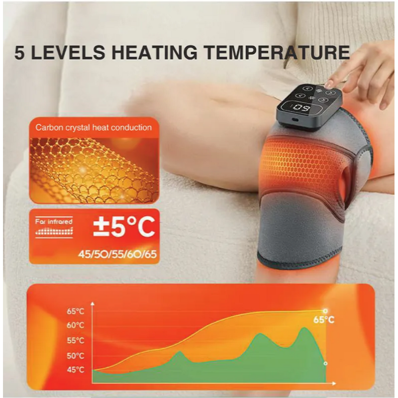Electric Knee Massager - Heating Therapeutic Body Foot Joint Pain Cold Legs Preservation