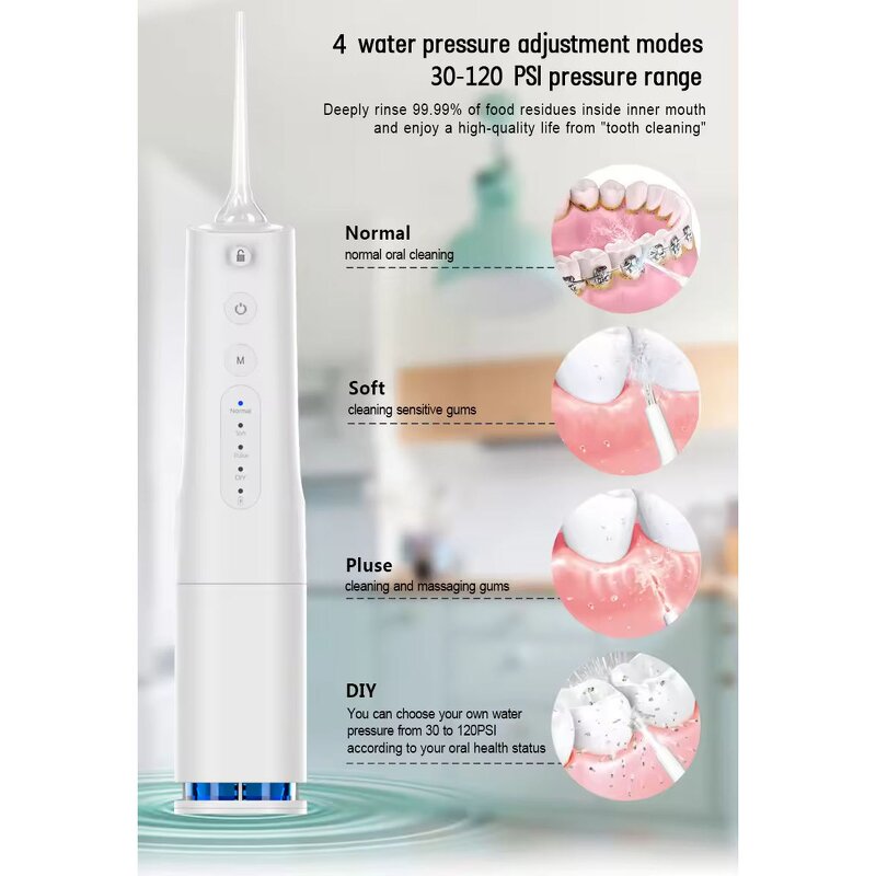Orthodontic Water Flosser - Portable Household Electric Convenient Oral Irrigator Tool