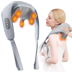 Neck Shoulder Massager - Graphene Heating Hand Grabbing Movements Back Legs Coverage