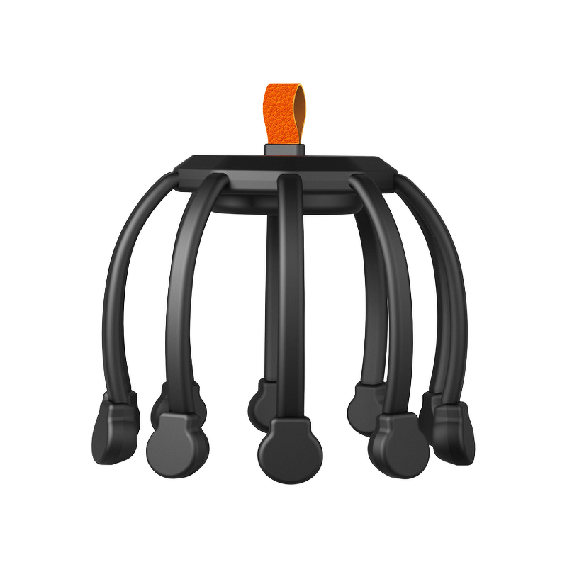 Bluetooth Head Massager - Intelligent Ten-Claw Fish Head Meridian Press Dredge Artifact