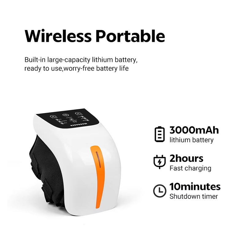 LED Knee Massager - Wholesale Red Light Hot Therapy Airbag Compress Vibration 3000mAh