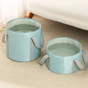 Folding Foot Soaking Bucket - Portable Travel-friendly Heightened Calf Deep Heat Preservation