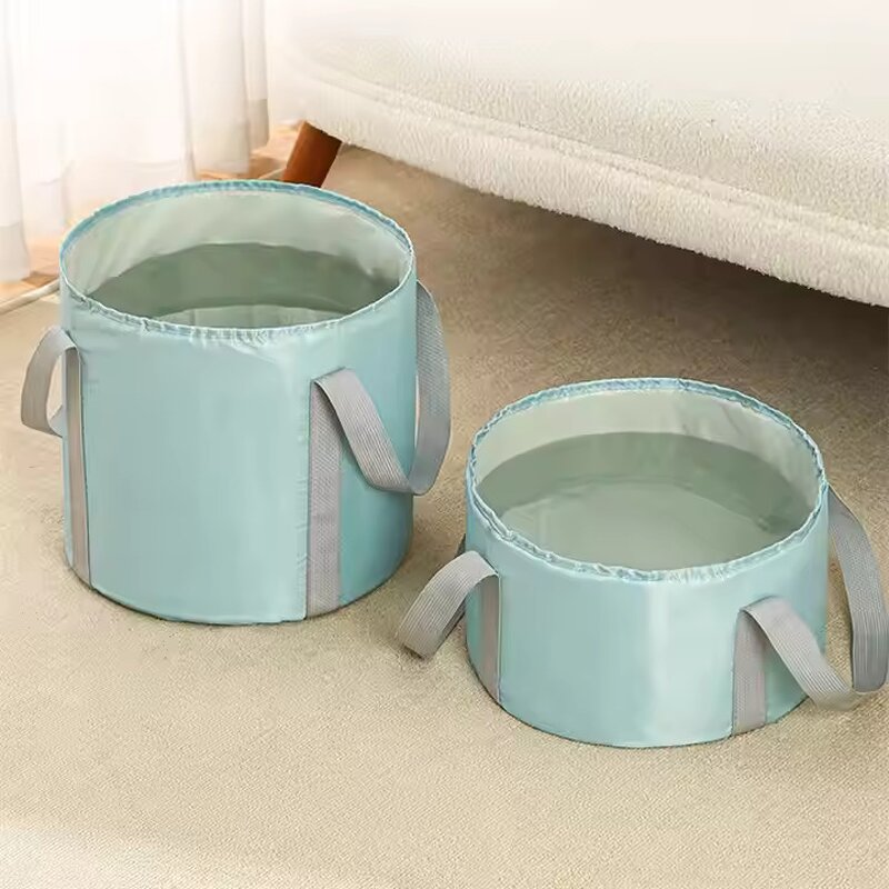 Folding Foot Soaking Bucket - Portable Travel-friendly Heightened Calf Deep Heat Preservation