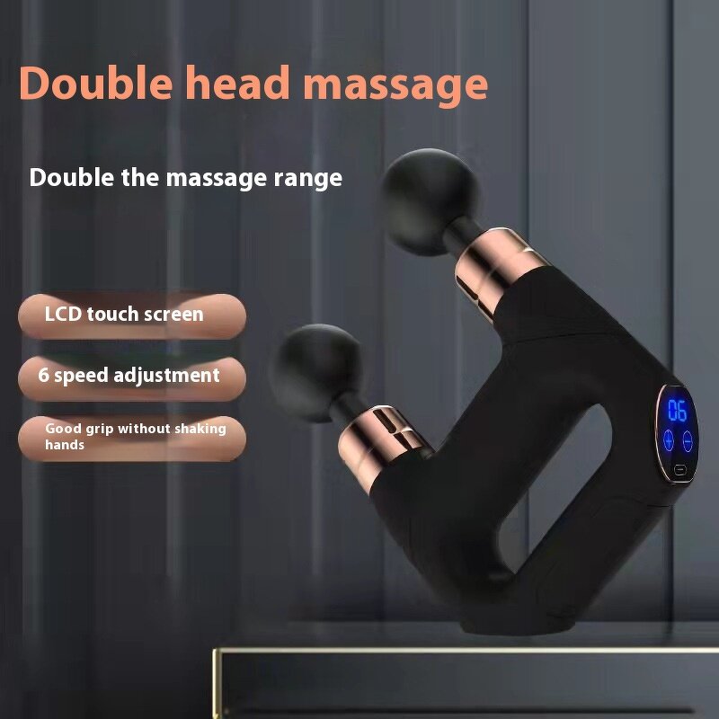 Double Head Massage Gun - Professional Grade Home Use New Style Body Fitness Bolt Head