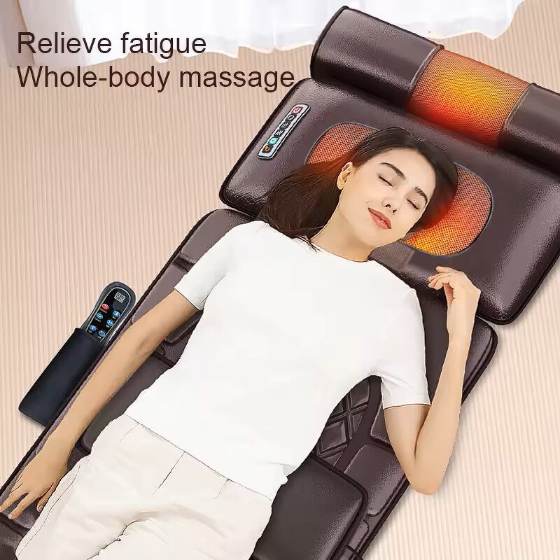 Shiatsu Massage Pad - Electric Deep Tissue Kneading Heat Back Full-Body Chair Cushion