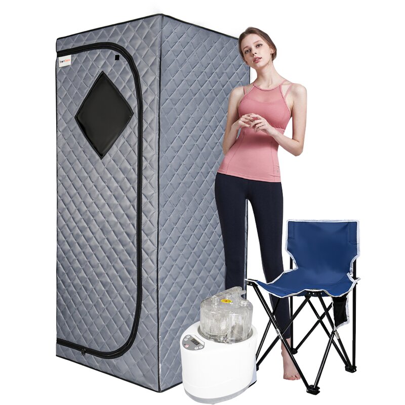 Home Spa Sauna Tent - Portable Full Body Sweating Wet Steam Folding Inflatable Massage