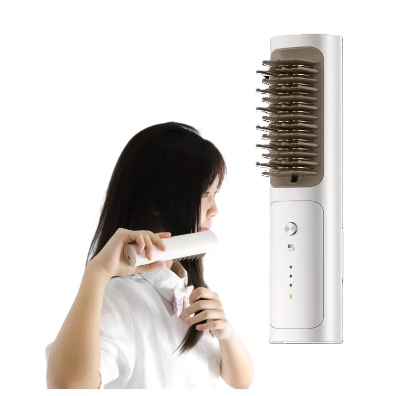 Wireless Straightening Comb - Negative Ion Anti-scald 30s Fast Heating Home Use Tool