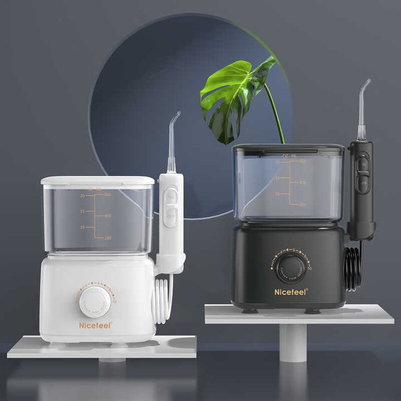 Electric Water Flosser - Portable Home Irrigator Waterproof Desktop Oral Care Cleaning