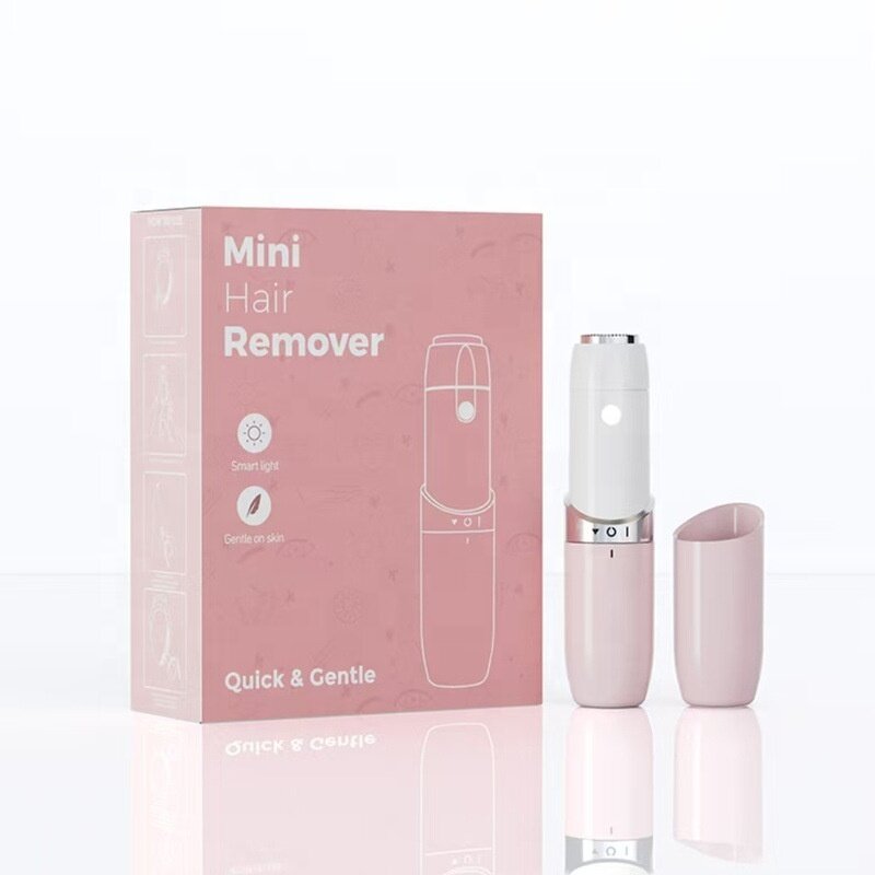 Women's Electric Shaver - Lipstick Face Body Trimmer Dry Battery Cross-Border Back Use