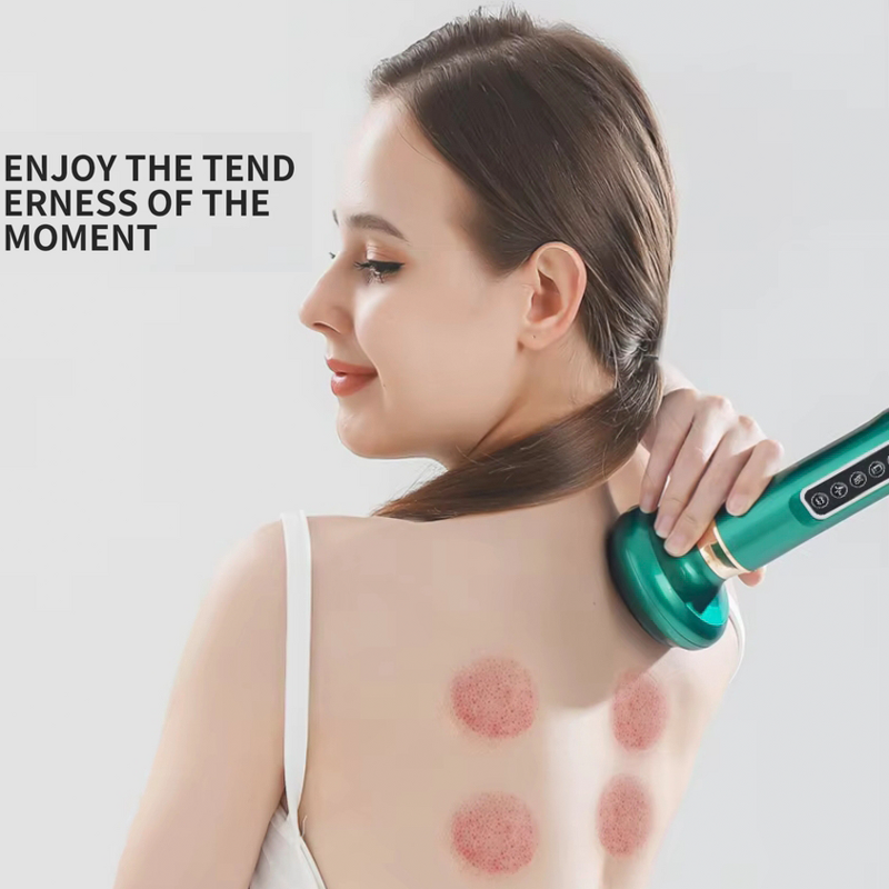 6 Gear Cupping Massager - Rechargeable Gua Sha Scraping Vacuum Cellulite Therapy Set