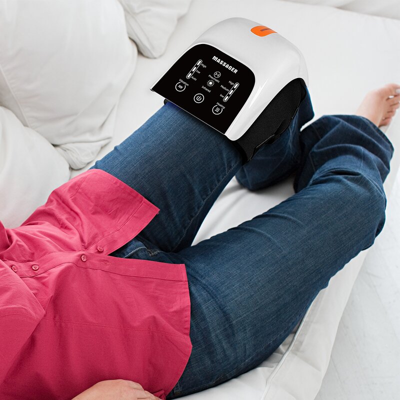 LED Knee Massager - Wholesale Red Light Hot Therapy Airbag Compress Vibration 3000mAh