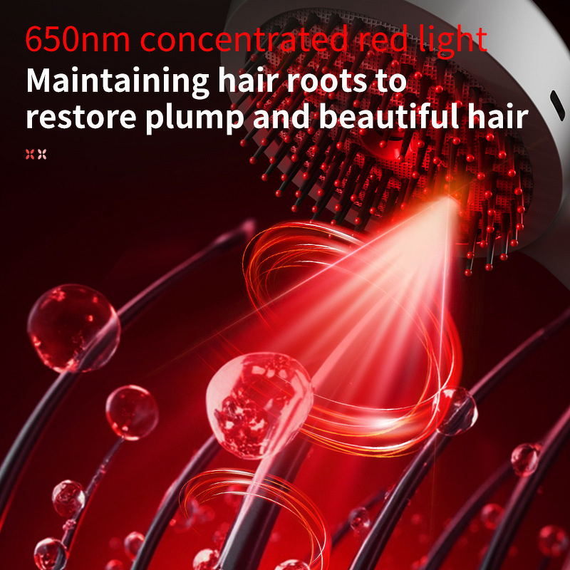 Red Light Hair Comb - New Home Vibration Massage Scalp Relaxation Drug Guide Spray