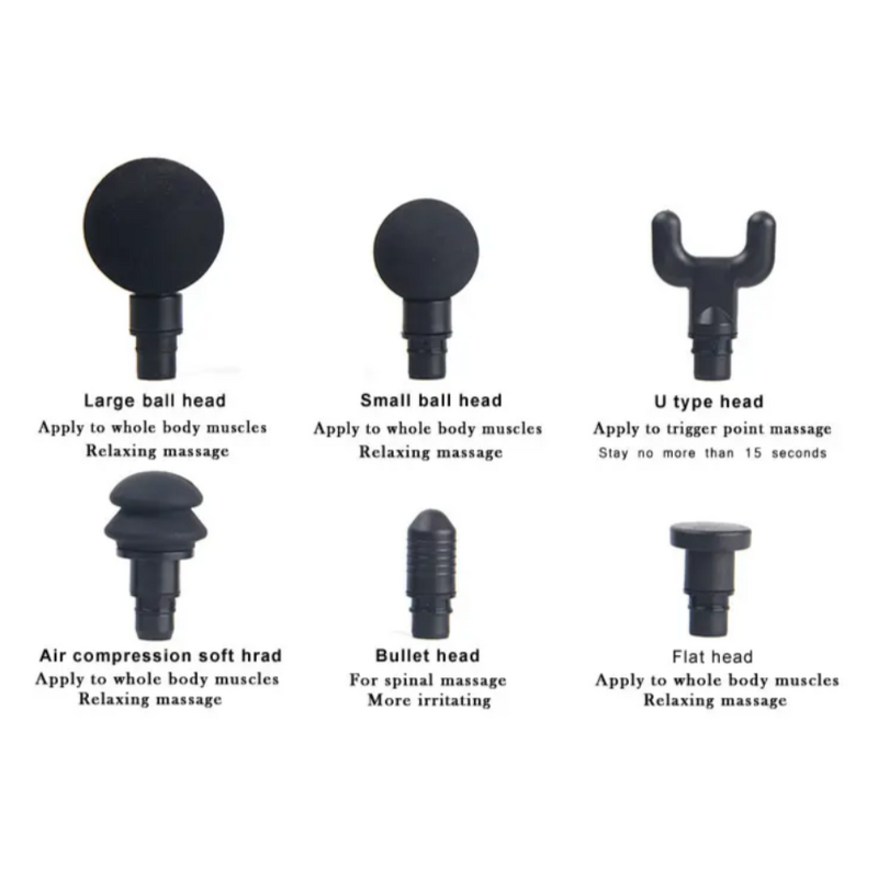 Cordless Massage Gun - Portable Mini High Torque Lithium Battery Deep Muscle Low Noise