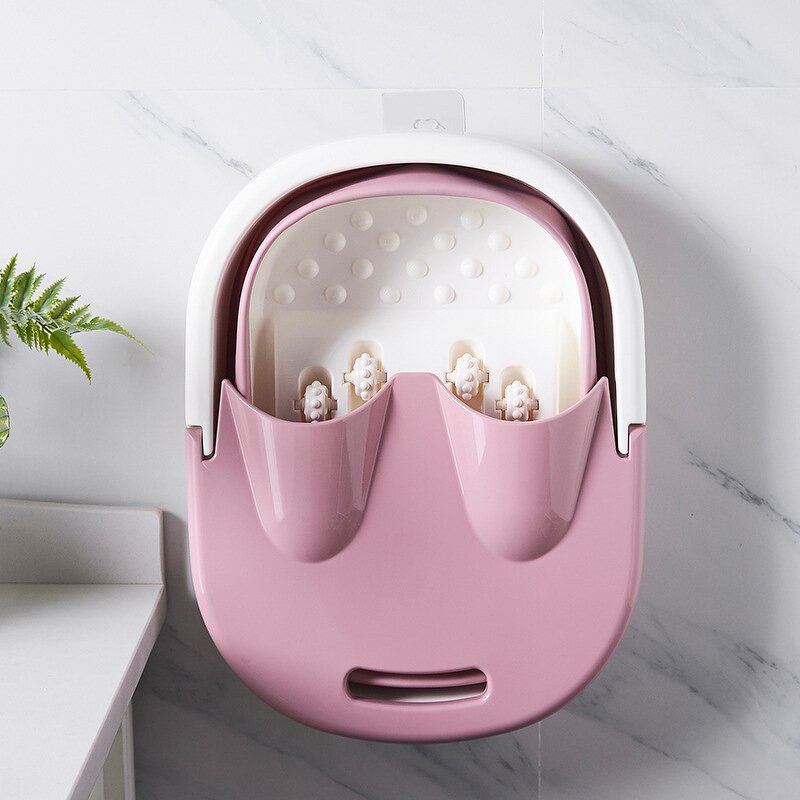 PP+TPR Foot Bath Tub - Thickened Foldable PTC Heating Mechanical Control Timing Function