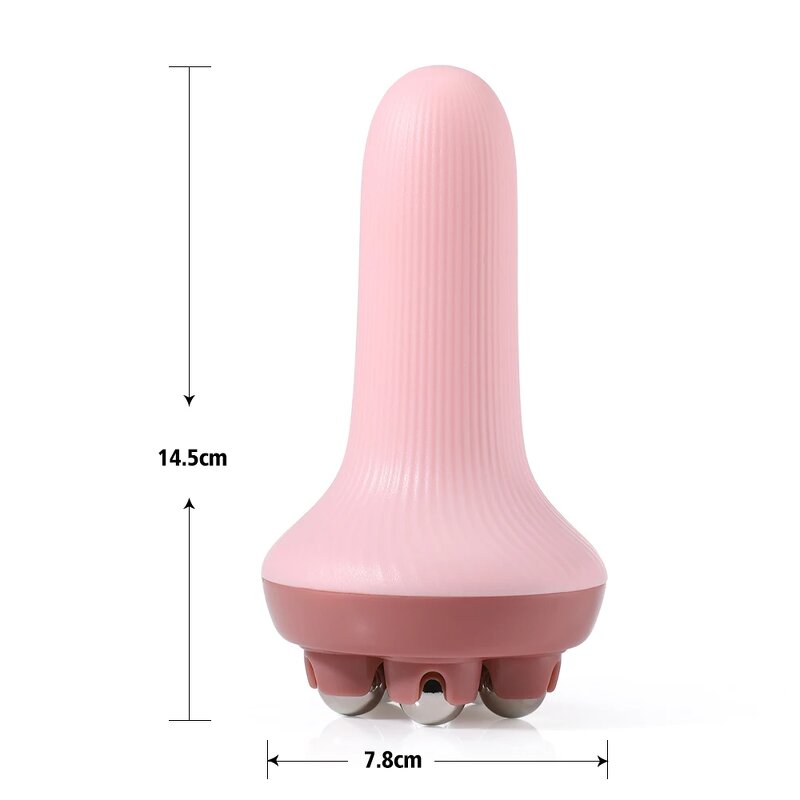 KKS Thigh Massager - 5 Bead Handheld 360 Rotate Balls Built-In Battery Deep Tissue