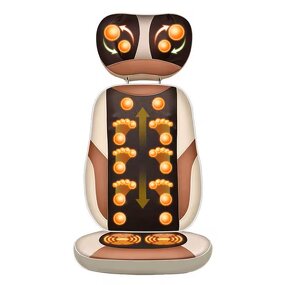 Massage Chair Cushion - Multi-functional Detachable Folding Neck Waist Human Body Pad