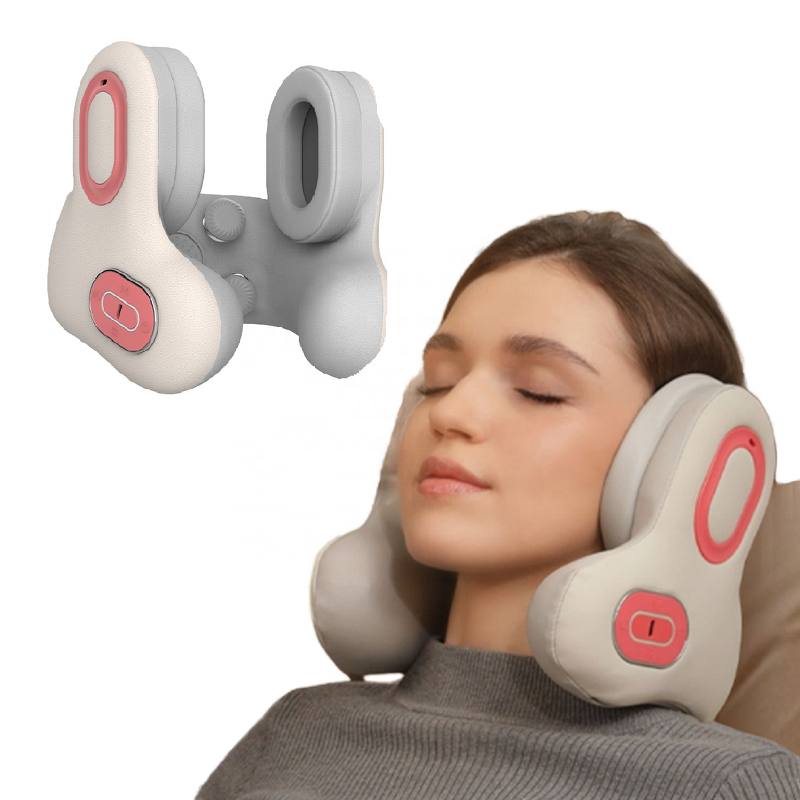 U-Shaped Massage Pillow - Portable Bluetooth Music ANC Noise Reduction Sleep Cervical Spine