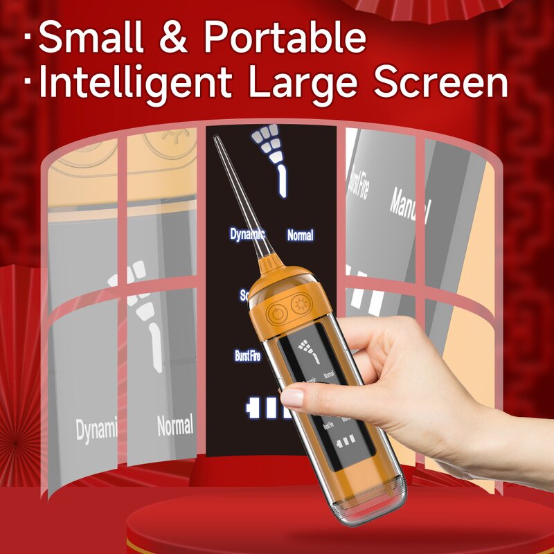 USB Water Flosser - IPX7 Waterproof 6-Speed Cavity Flushing Oral Care Beauty Device