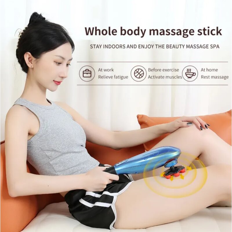 Electronic Massage Hammer - Portable Deep Tissue Back Percussion Body Blood Circulation