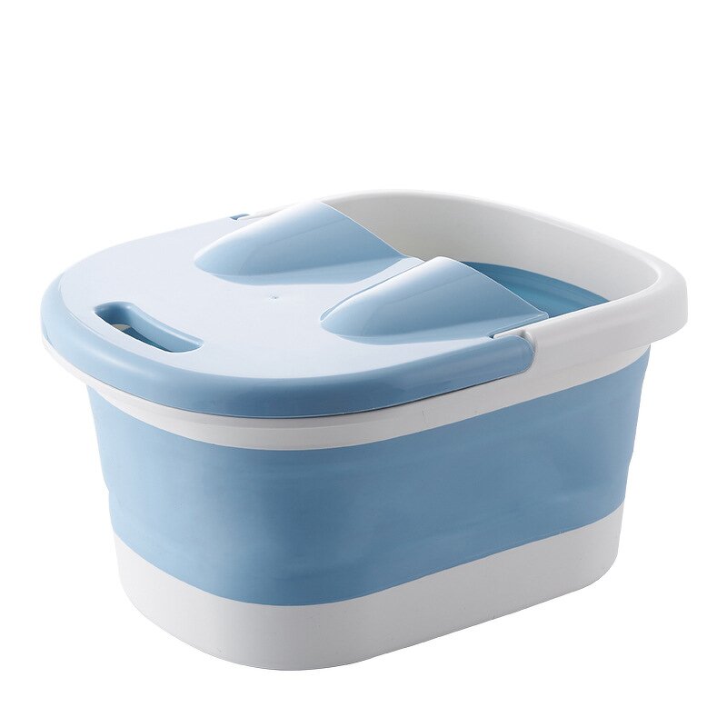 PP+TPR Foot Bath Tub - Thickened Foldable PTC Heating Mechanical Control Timing Function