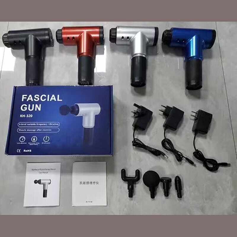 USB Massage Gun - Portable Charging Head Neck Relaxation Vibration Stick Fascia Masks