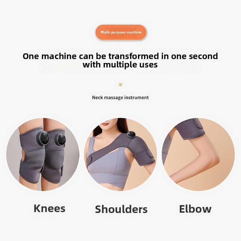 Wireless Knee Massager - Cross-Border Rechargeable Electric Shoulder Neck Pad Smart Heating
