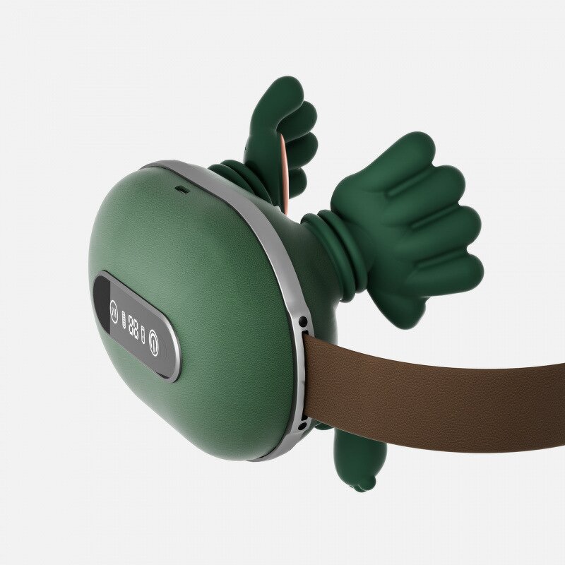 N9 Neck Massager - 2026 New LCE Screen Bionic Hand Kneading Heating USB XS-002 Model