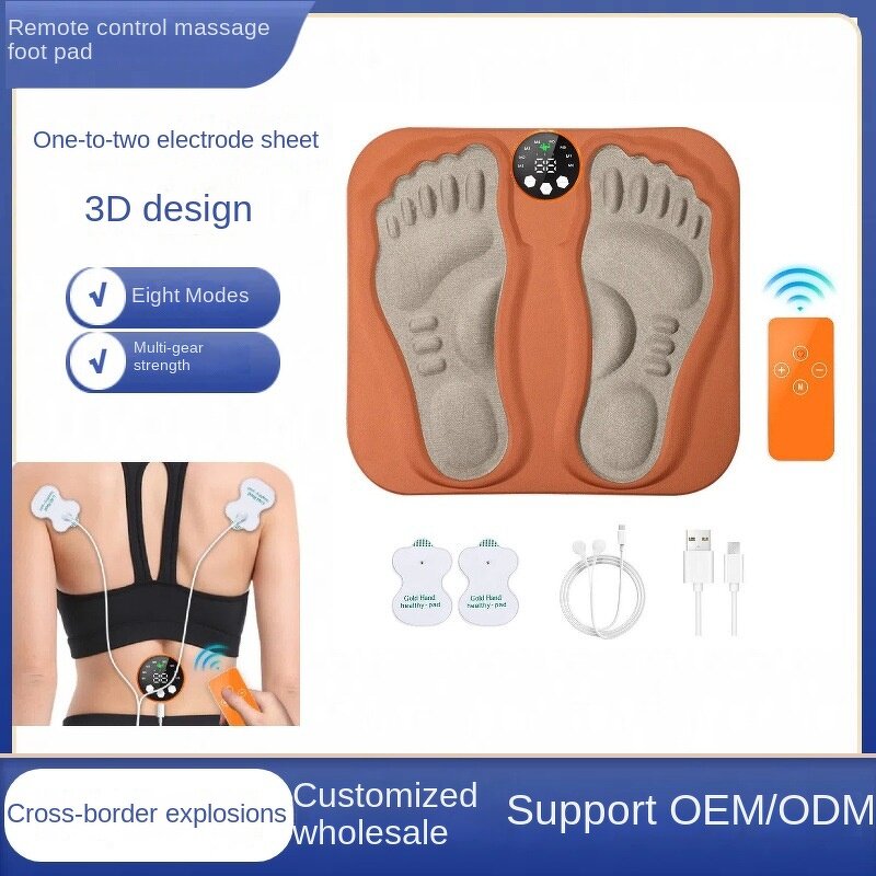 3D Foot Massager - Cross-Border Remote Control 8 Modes 29 Gears EMS Pulse Therapy