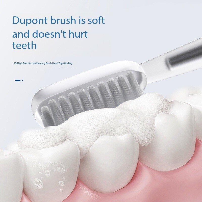 Electric Toothbrush - Intelligent Charging Adult Soft Sonic Bristles Disposable Home Use