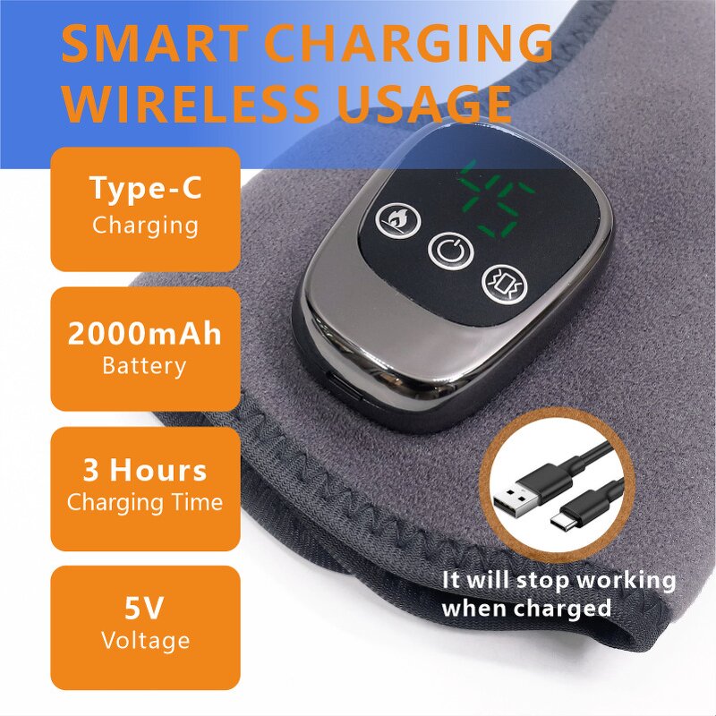 Intelligent Hand Massager - Temperature Control Hot Compress Musical Function Cross-Border