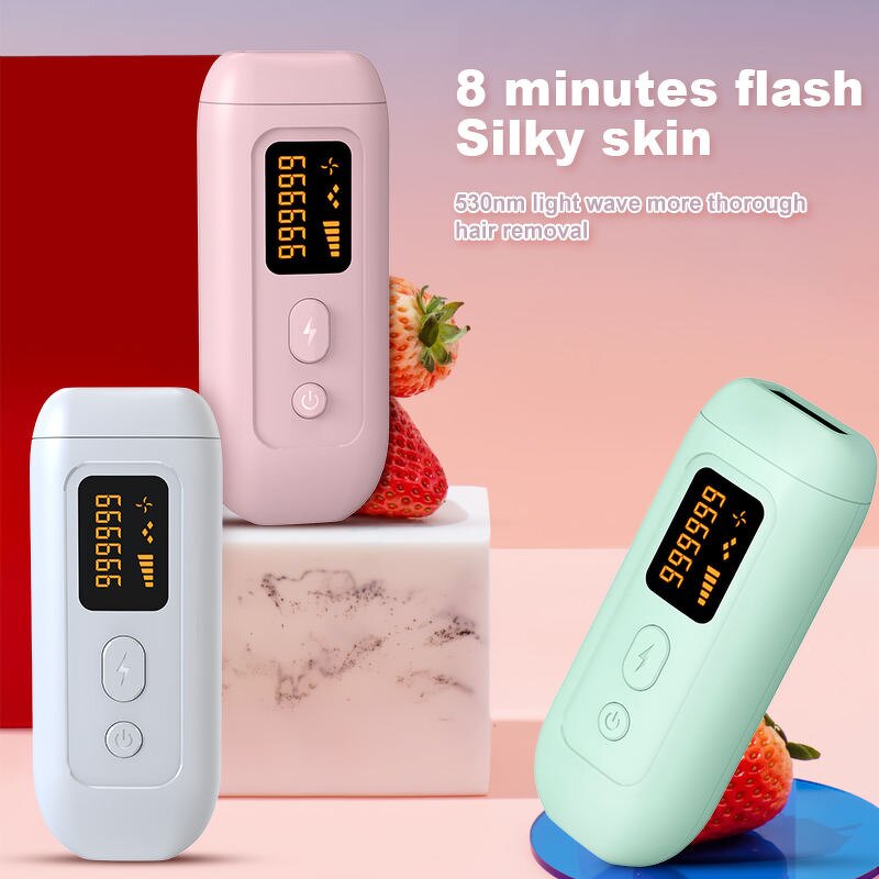 Laser Hair Removal Device - Portable Mini Photon Ice Sensation Painless Whole Body Rejuvenation