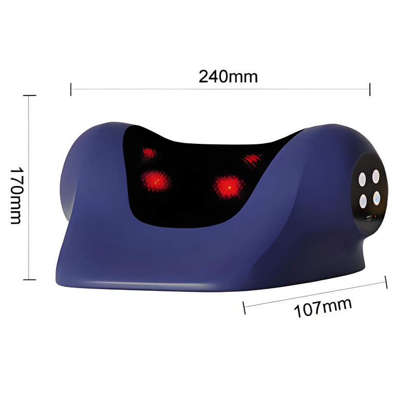 C-Curve Neck Massager - Infrared Hot Compress Multi-Gear Heating Vibration Cervical Pillow