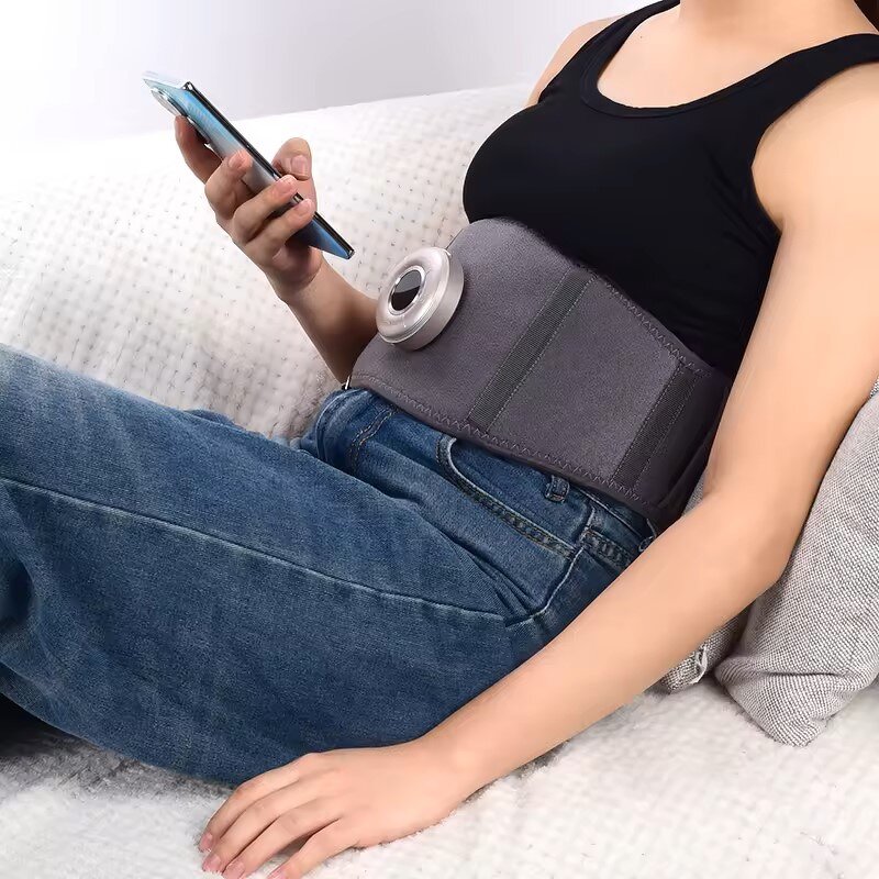 Abdomen Massager - Rechargeable Warm Palace Menstrual Cramp Pain Relief Body Waist