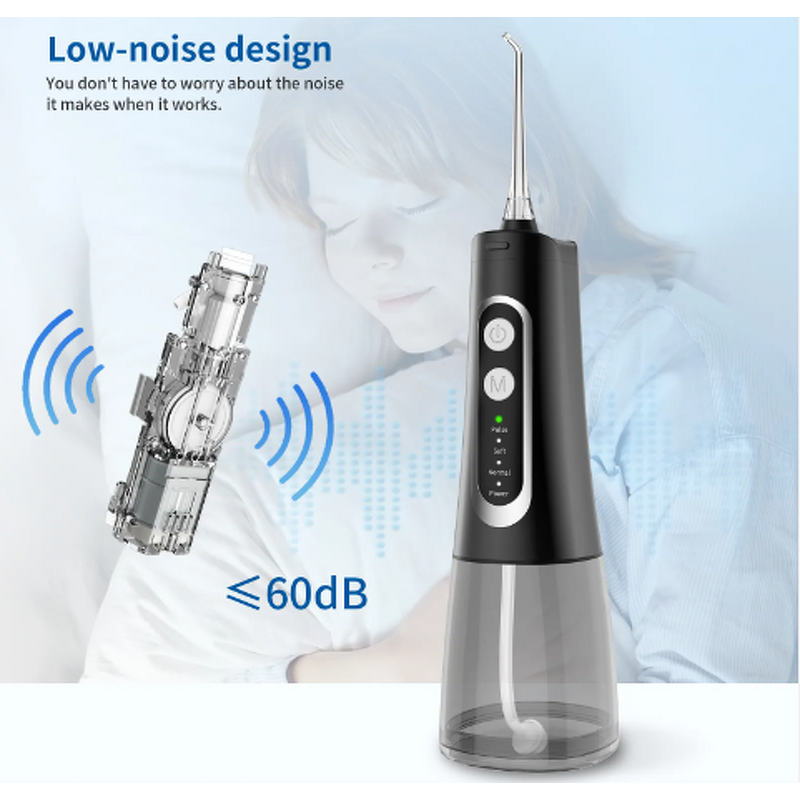 Electric Dental Flosser - Portable Cordless Oral Care Calculus Remover Braces Water Clean