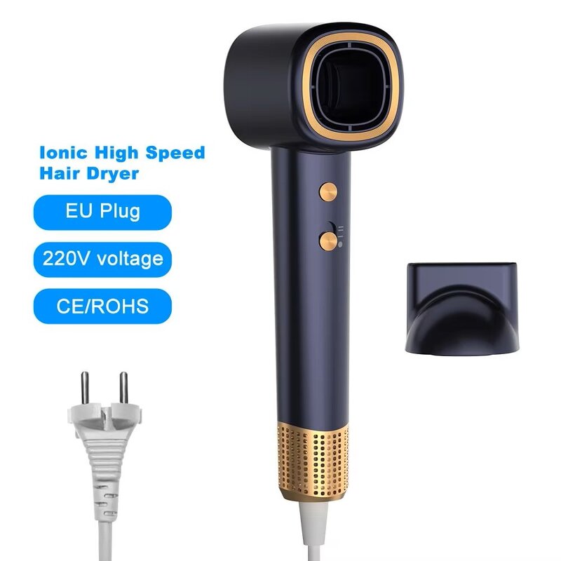Ionic Hair Dryer - Professional Salon 110000rpm Constant Temperature Leafless Head Massage