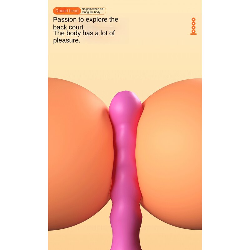 Anal Plug Massager - Back Court Magic Wand Unisex Masturbation Adult Sex Goods QL-QM