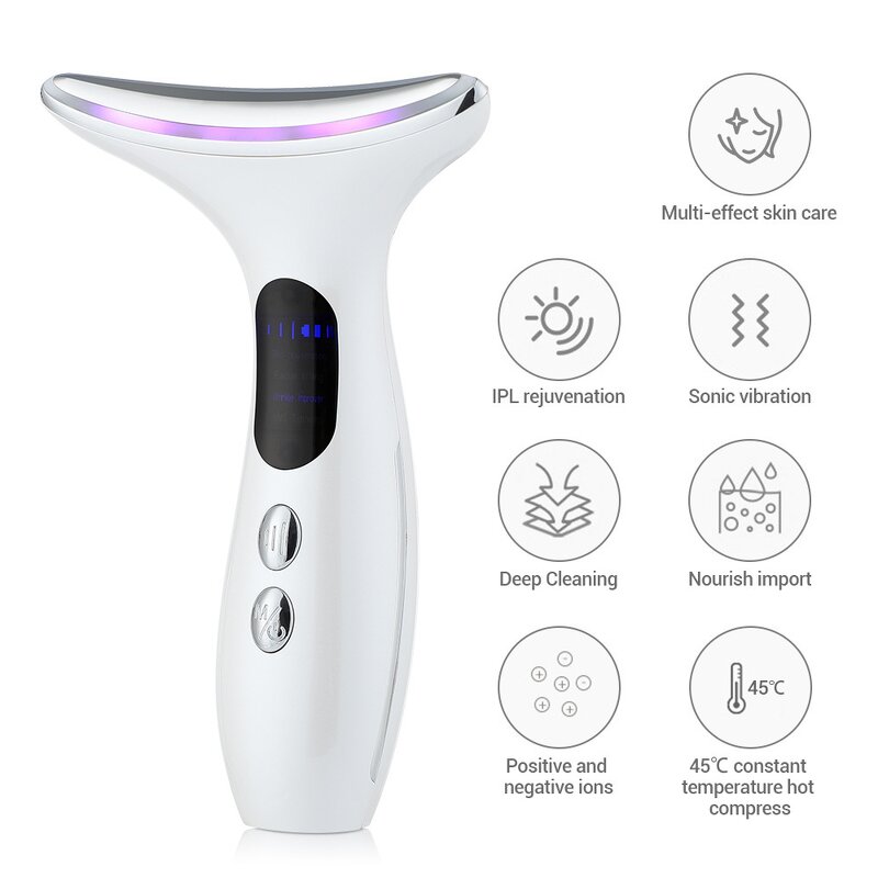 Electric Face Massager - Anti-Wrinkle Firming Lifting Beauty Instrument Nasolabial Folds