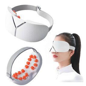 Wireless Eye Massager - Customizable Type-C 15-Minute Timer Adjustable Speed Kneading