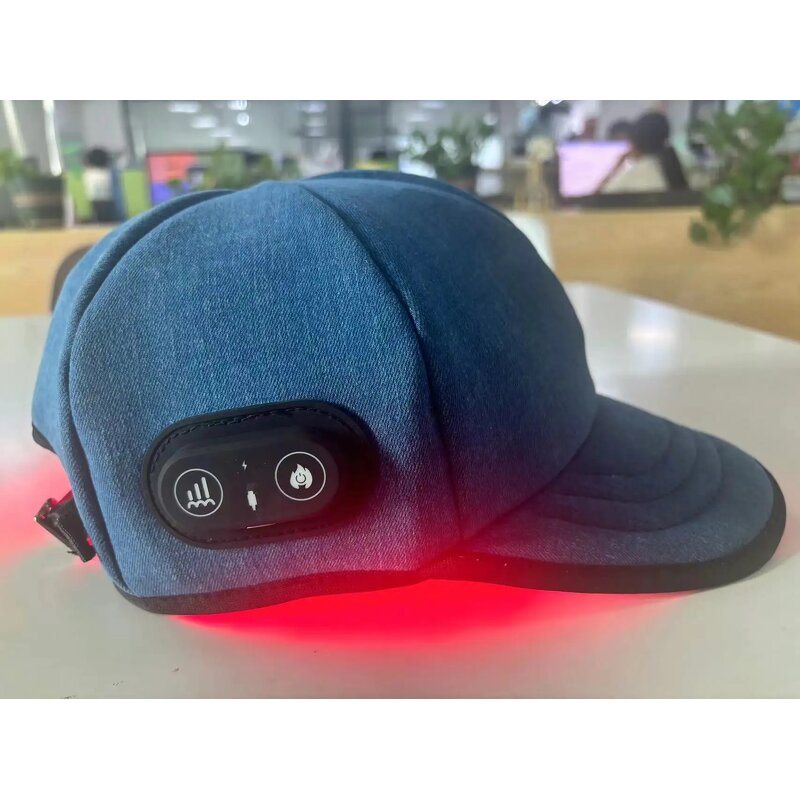 Red Light Therapy Cap - 650nm Home Use Laser Hair Regrowth Infrared Hat Treatment Tool