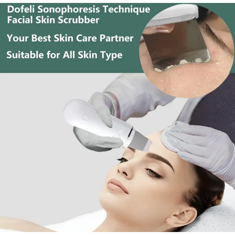 Ultrasonic Facial Massager - Wireless Remote Control Blackhead Pore Removal Face Treatment