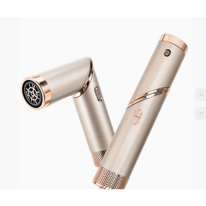 Five-in-One Hair Care Tool - Folding Hair Dryer Hot Air Comb Brushless Curling Iron
