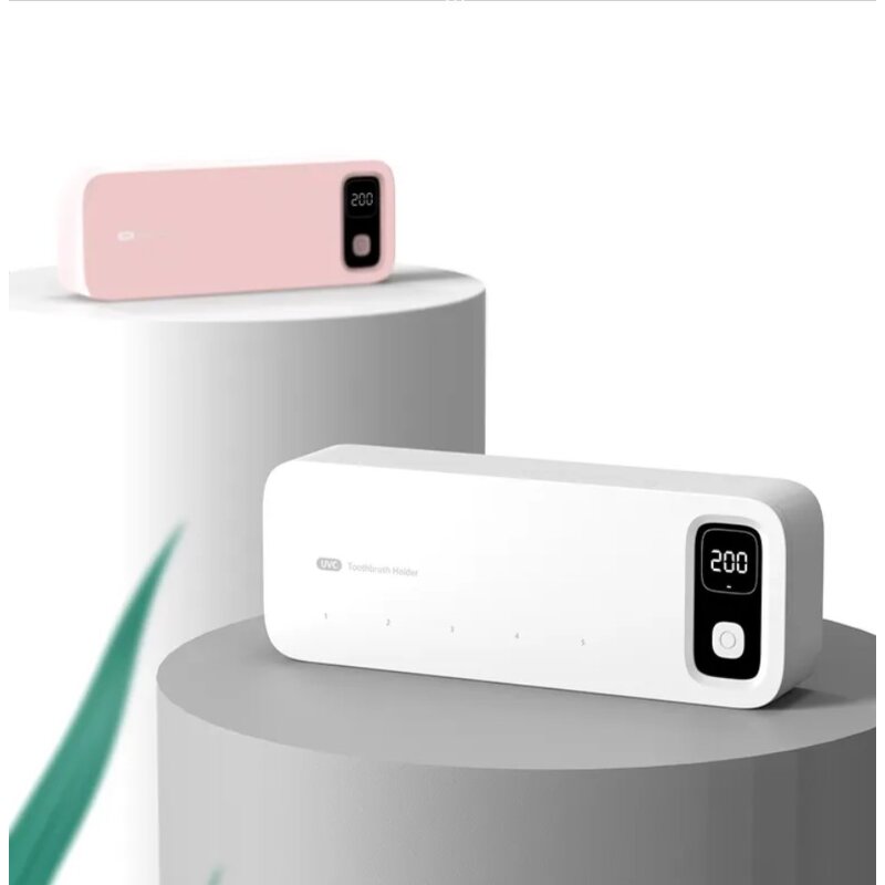 UV Toothbrush Sanitizer - Automatic Wall-Hanging Dry Storage Disinfection Box Bathroom