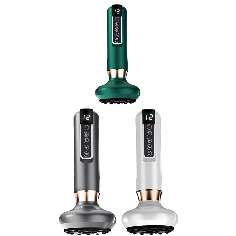 6 Gear Cupping Massager - Rechargeable Gua Sha Scraping Vacuum Cellulite Therapy Set