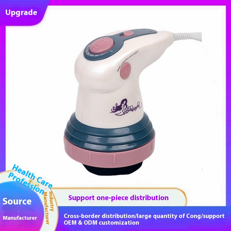 Dolphin Electric Massager - Plug-In Handheld Fat Pusher Scraping Machine Musical Function