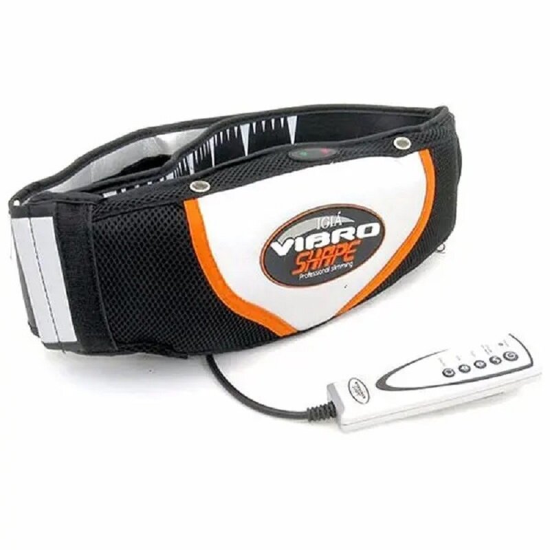 Electric Massage Belt - Vibrating Heated Back Waist Slimming Abdominal Fat Burning Tool