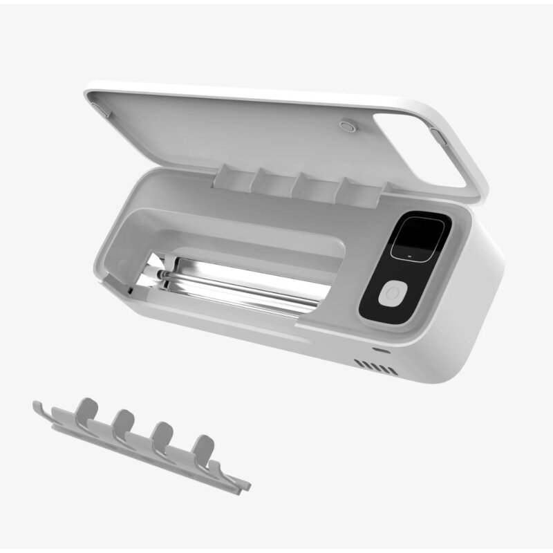 UV Toothbrush Sanitizer - Automatic Wall-Hanging Dry Storage Disinfection Box Bathroom